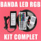 KIT BANDA LED RGB 5050 SMD 12V 5 METRII SURSA CURENT 60W CONTROLLER 44 TASTE IR