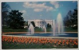 CARTE POSTALA ILUSTRATA SUA USA CASA ALBA WHITE HOUSE 1964 **, Circulata, Printata