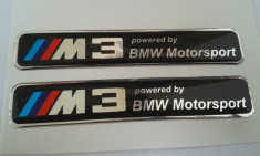 2 X Sticker/Logo/marca auto/emblema BMW ///M3 siliconata 3D foto