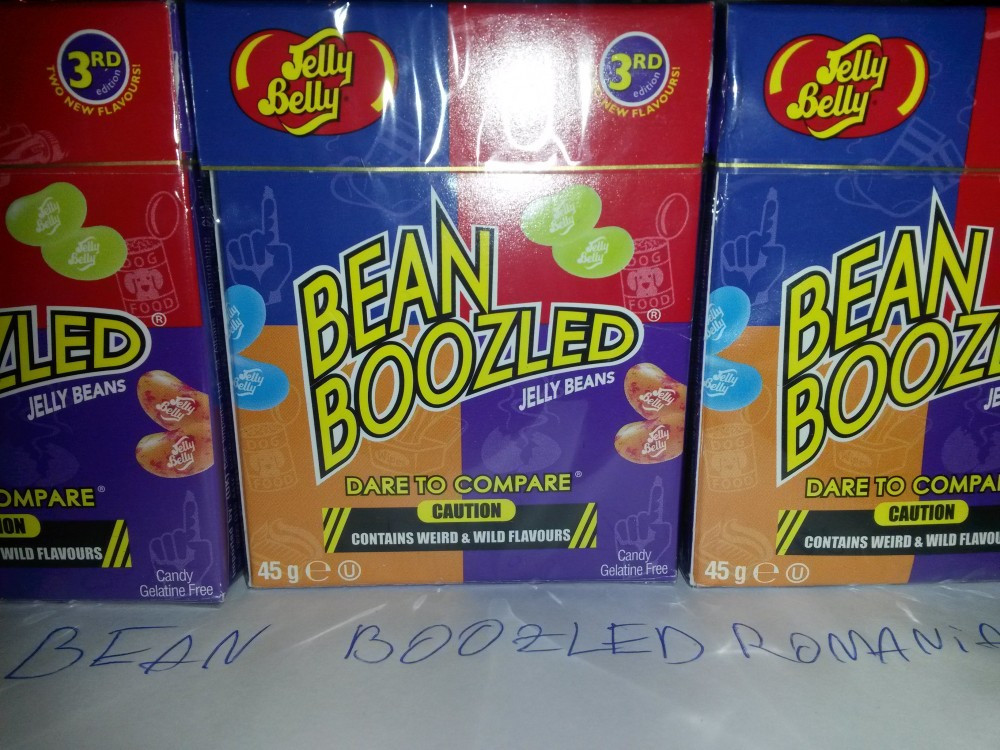 Jelly Belly Romania Bean Boozled gust de sosete, mancare de caini, ou  clocit ETC | arhiva Okazii.ro