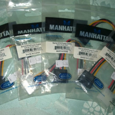 Adaptor Power Molex- Single Sata Manhattan Noi Livrare gratuita!