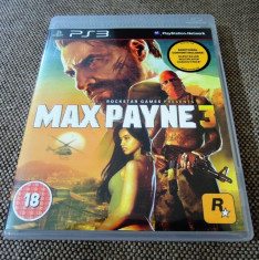 Joc Max Payne 3, PS3, original, alte sute de jocuri! foto