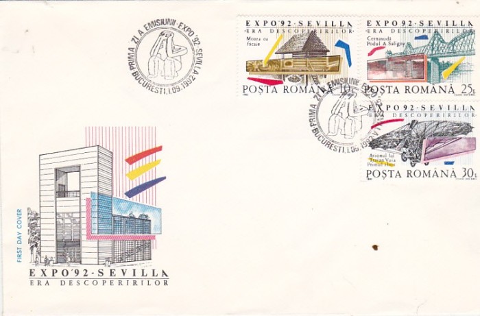 bnk fil FDC Expo `92 Sevilla