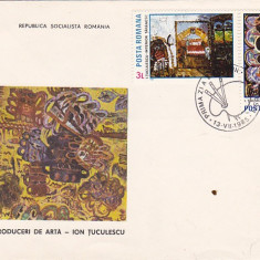 bnk fil FDC Reproduceri de arta - Ion Tuculescu 1985