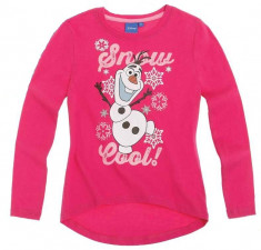 Tricou maneca lunga 4-10 ani - Frozen - art. 123636 fucsia foto