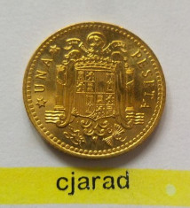 Moneda 1 Peseta - Spania 1975 *cod 1190 UNC foto