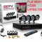 Sistem Complet Supraveghere Video 4 camere ext/int DVR internet full D1 HDMI Rom