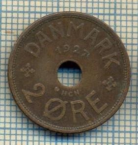 6603 MONEDA - DANEMARCA (DANMARK) - 2 ORE - ANUL 1927 -starea care se vede foto