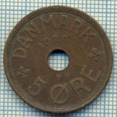 6640 MONEDA - DANEMARCA (DANMARK) - 5 ORE - ANUL 1928 -starea care se vede