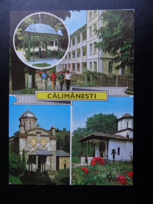 SEPT15-Vedere/Carte postala-Calimanesti-obiective turistice-Intreg postal foto