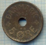 6650 MONEDA - DANEMARCA (DANMARK) - 5 ORE - ANUL 1928 -starea care se vede, Europa