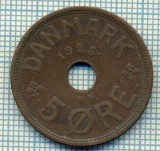 6658 MONEDA - DANEMARCA (DANMARK) - 5 ORE - ANUL 1928 -starea care se vede, Europa