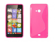 Husa Microsoft Lumia 535 Nokia TPU S-LINE Pink foto