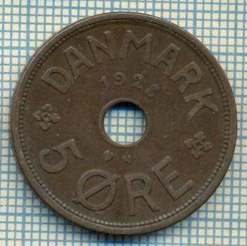 6642 MONEDA - DANEMARCA (DANMARK) - 5 ORE - ANUL 1928 -starea care se vede foto