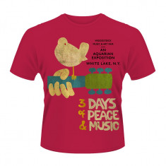 WOODSTOCK 3 Days Of Peace red (tricou) foto