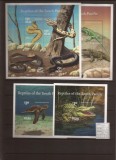 Palau - reptiles de South Pacific - 2014 2 ss+ 2 bl.