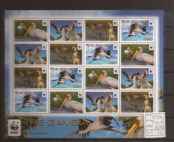 Gambia - WWF pasari 6649/02 klbg (4 s)