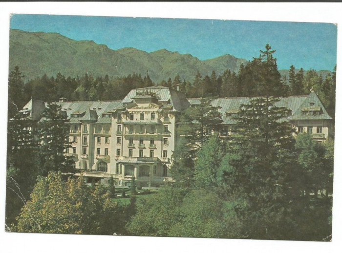 @carte postala(ilustrata)-SINAIA-Hotel Palace