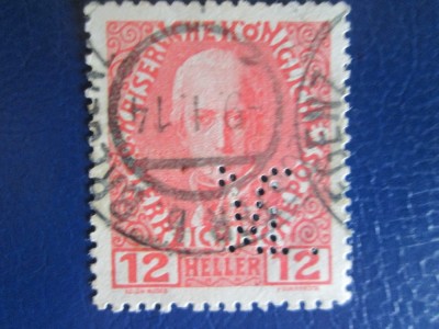 TIMBRE AUSTRIA USED foto