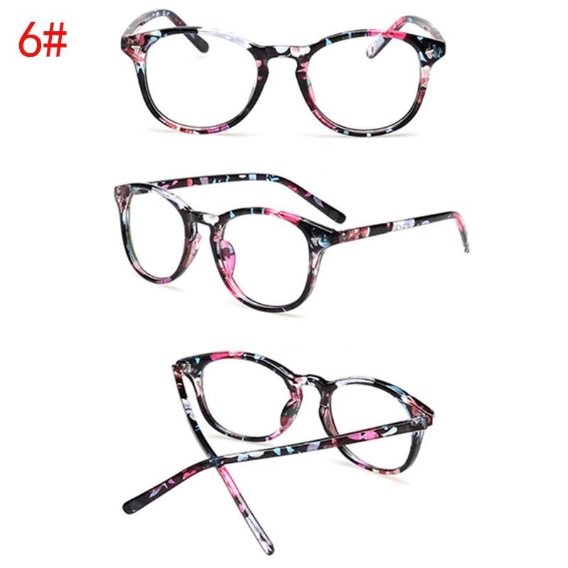 Ochelari lentila transparenta rame plastic flori model FLOWER husa inclusa,  Wayfarer, Unisex | Okazii.ro