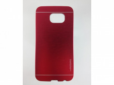 Set 6 carcase/huse aluminiu MOTOMO + folie de sticla pentru Samsung Galaxy s6 foto