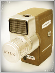 APARAT DE FILMAT JAPONEZ, CAMERA VIDEO - MIKADO 8 REFLEX ZOOM - VECHE - 1964! foto