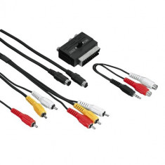 Set universal audio video RCA,S-Video 5 m hama 43115 NOU / IN CUTIE / SIGILAT !