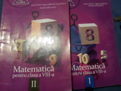 MATEMATICA PENTRU CLASA A VIII-A foto