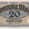 GERMANIA NOTGELD Landsberg Warthe 20 MARK 1914 AUNC