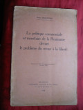 V.Badulescu - Politica Comerciala si Monetara a Romaniei...Ed.1938 ,lb.franceza