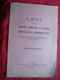 Legea pt.Organizarea , Administrarea si Exploatarea Monitorului Oficial 1931