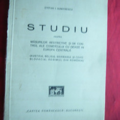 St.I.Dumitrescu- Masurile restrictive si de control -Comert cu Devize- cca.1933
