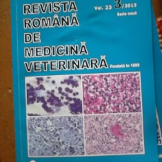 REVISTA ROMANA DE MEDICINA VETERINARA -VOL.233-234