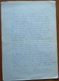 Manuscris olograf al lui Serban Cioculescu, o pagina