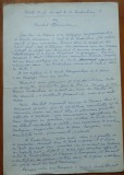 3 pagini de manuscris Mihail ( Michel ) Steriade, scriitor roman din Belgia