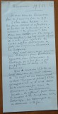 Cumpara ieftin 4 pagini manuscris ale scriitorului francez Paul Vialar despre Romania, 1964