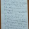 4 pagini manuscris ale scriitorului francez Paul Vialar despre Romania, 1964