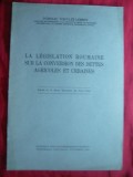 Pompiliu Voiculet Lemeny -Legislatia Romana - conversia datoriilor agricole 1940