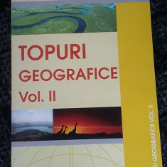 TOPURI GEOGRAFICE VOL 2 - IONUT POPESCU ,CARTE APROAPE NOUA .