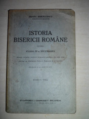 ISTORIA BISERICII ROMANE, CLASA A IV-A SECUNDARA, 1942 foto