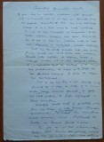 2 pagini de manuscris Maria Banus , semnate