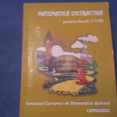 MATEMATICA DISTRACTIVA PENTRU CLASELE V- VIII