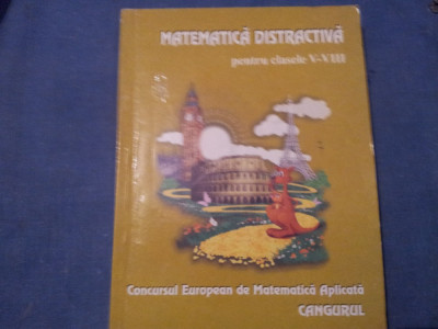 MATEMATICA DISTRACTIVA PENTRU CLASELE V- VIII foto