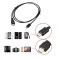 Cablu de date si incarcare USB 3.1 Type C - Micro USB 5 pini tata lungime 1M