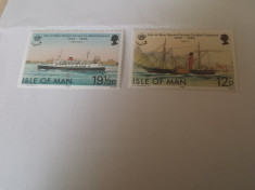 anglia/man 1982 vapoare/serie MNH foto