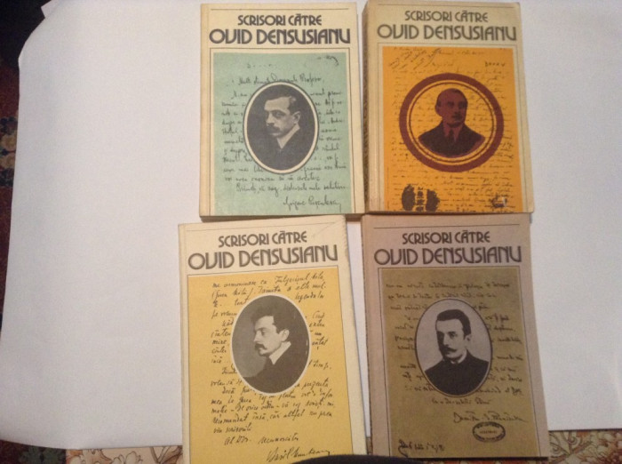 SCRISORI CATRE OVIDIU DENSUSIANU 4 VOL,RF13/4