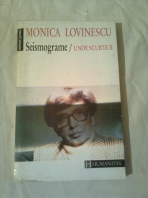 SEISMOGRAME / UNDE SCURTE II ~ MONICA LOVINESCU foto