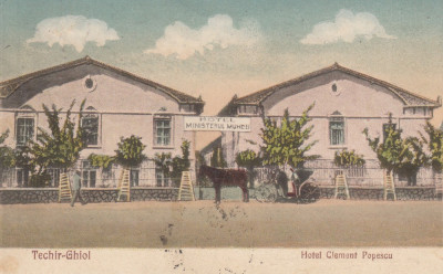 DOBROGEA TECHIRGHIOL HOTEL CLEMENT POPESCU HOTEL MINISTERUL MUNCEI CIRC.1927 foto