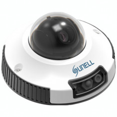 Camera ip mini-dome de exterior Sunell, 1080p, 2mp, ir9m, carcasa antivandal, slot de card foto