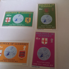 anglia/guernsey 1975 steme/serie MNH